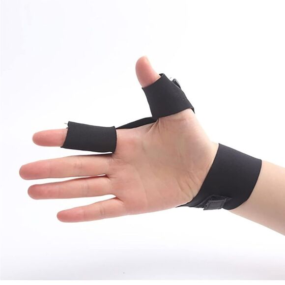 LED Flashlight Gloves Hand Free Finger Lights Gloves Runner Light - Picture 2 of 7